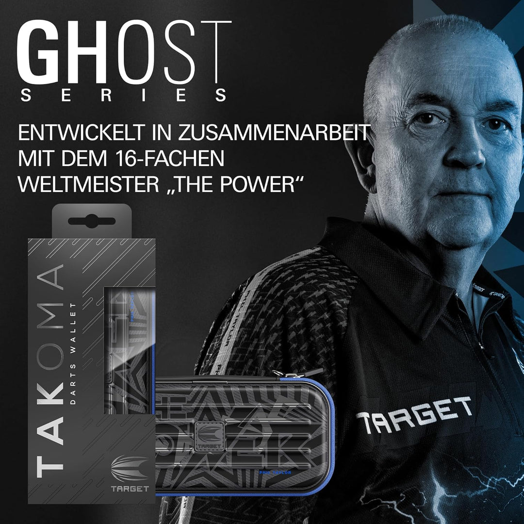 Target Darts Phil Taylor Ghost Series Takoma Wallet Regular – Dartkoffer schwarz/weiss | The Power“
