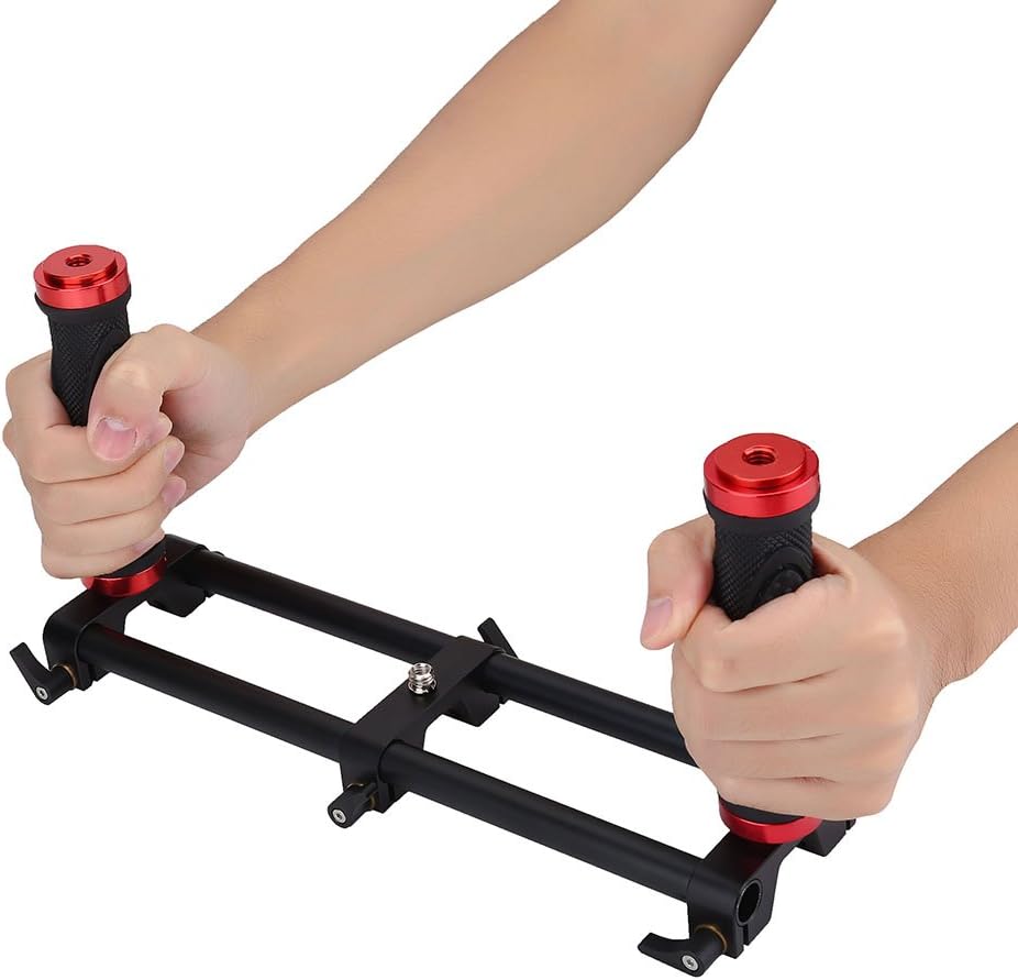 VBESTLIFE Kamera Dual Grip,Extender Griff Gimbal Stabilizer Rig Zubehör für Zhiyun Feiyu
