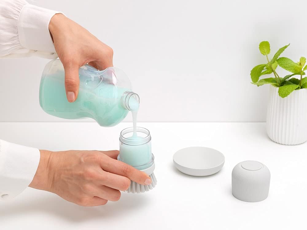 Brabantia Spülbürste, Kunststoff, Hellgrau, Einheitsgrösse Light Grey, Light Grey