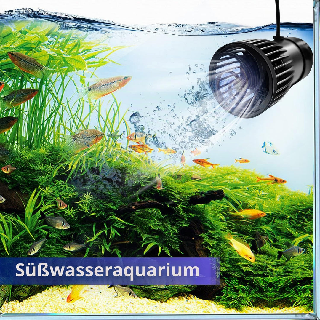 CONQUERALL 28W DC 24V Wave Maker 550-3910GPH Marine Aquarium Reef Powerhead 10-Speed Flow Controllab