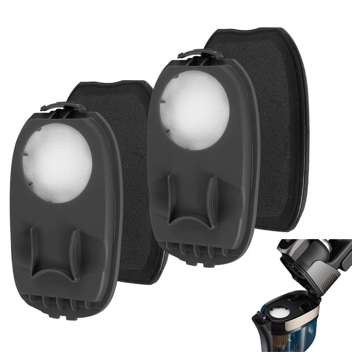 2 Stück Filter Zubehör Kompatibel mit PHILIPS AquaTrio 9000 Series XW9383 XW9385 XW9382,Ersatzfilter