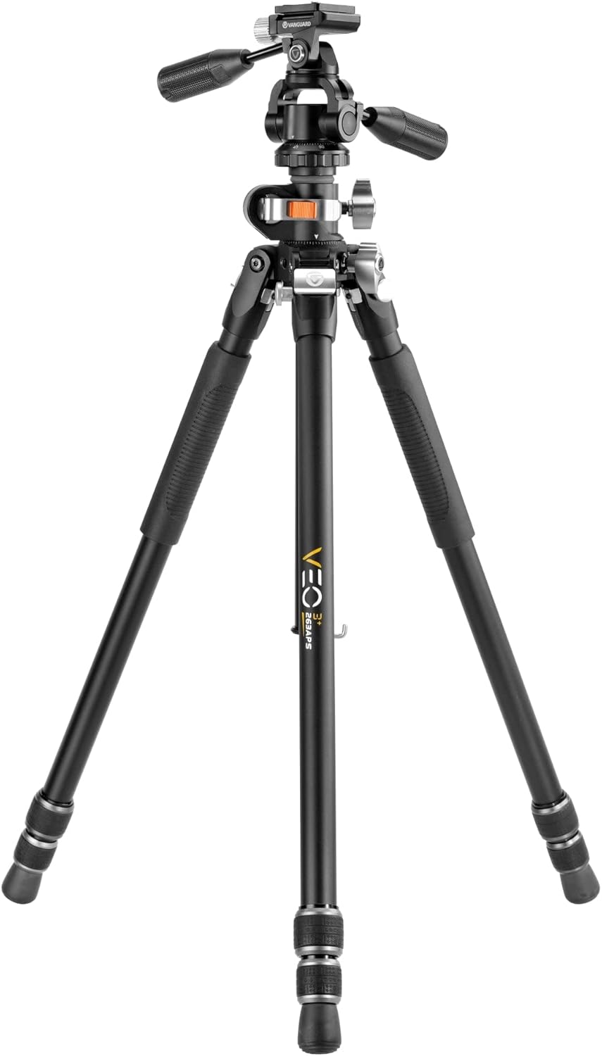 Vanguard Veo 3+ 263APS - Stativ mit 3-Wege-Stativkopf Aluminium 26mm 3 Wege, Aluminium 26mm 3 Wege