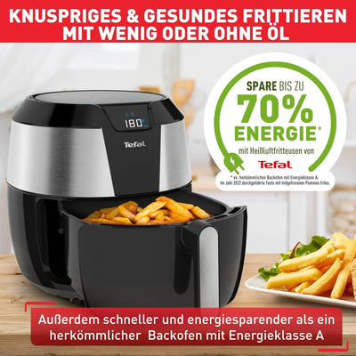 Tefal EY701D Easy Fry XXL Heissluftfritteuse | 1850 Watt | Fassungsvermögen: 1,6 kg | Timer | 8 auto