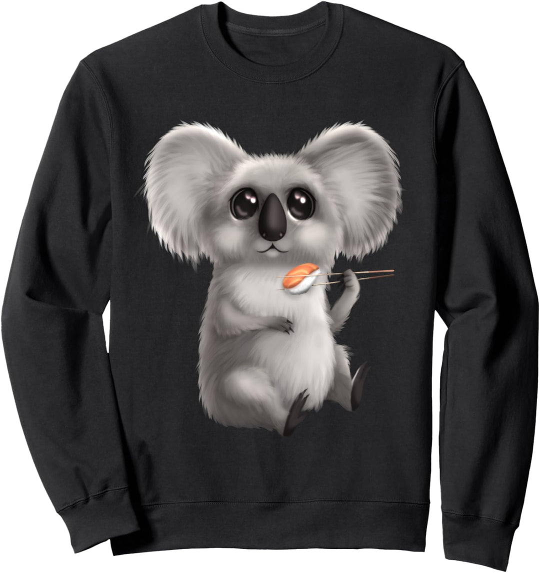 Koala Bear Sushi Japanese Food Kawaii Sashimi Cute Foodie Sweatshirt
