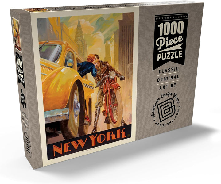 Die New Yorker Minute, Vintage Poster - Premium 1000 Teile Puzzle - MyPuzzle Sonderkollektion von An