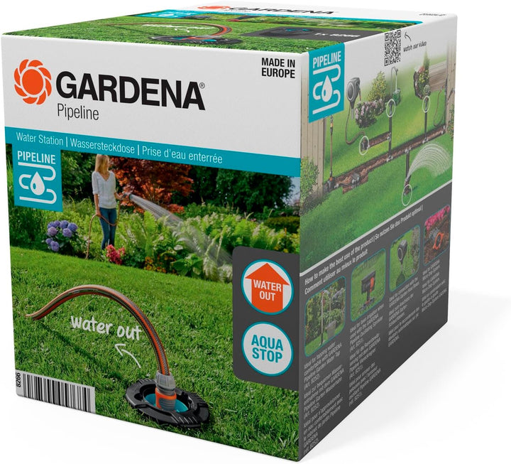 Gardena Sprinklersystem Wassersteckdose mit 3/4 Zoll-Aussengewinde: Wasserentnahmestelle des Pipelin