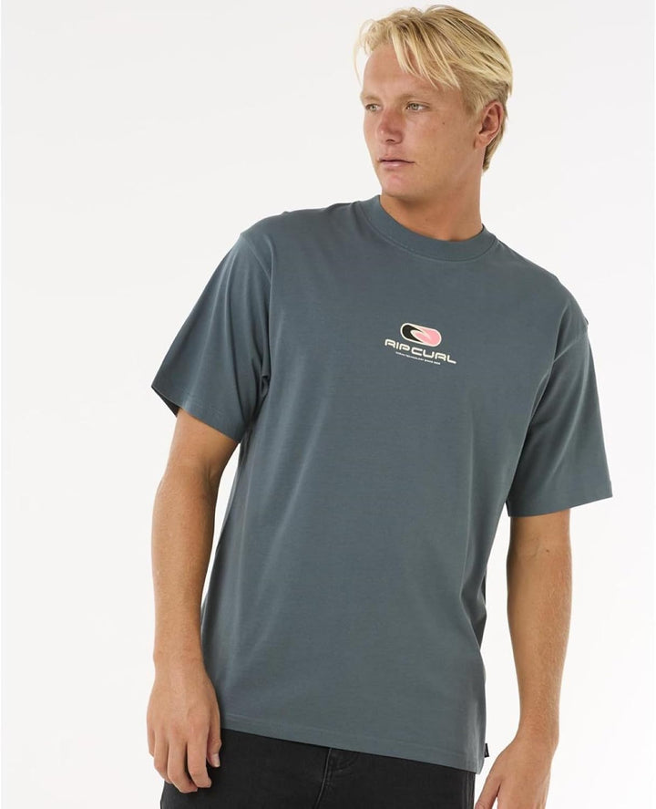 Rip Curl Herren Pill Icon Short Sleeve T-Shirt Pill Icon T-Shirt mit kurzen Ärmeln XXL Pine Night, X