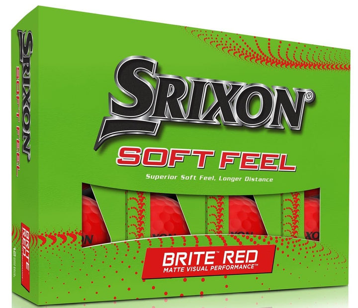 Srixon Soft_Feel_13_Brite Golfbälle Uniq Size rot, Uniq Size rot