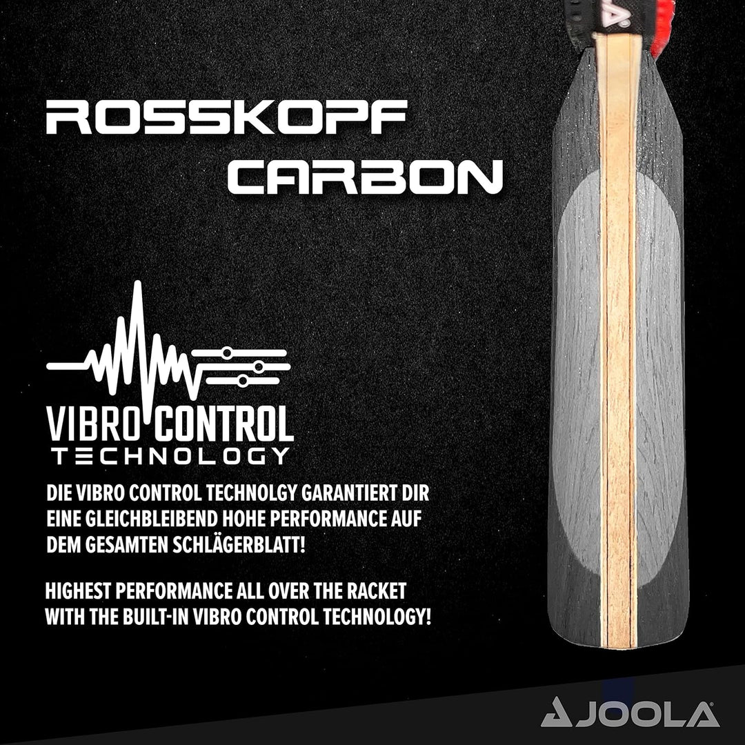 JOOLA ITTF zugelassener Profi Tischtennisschläger INFINITY CARBON, ‎MEGA CARBON und ROSSI CARBON für