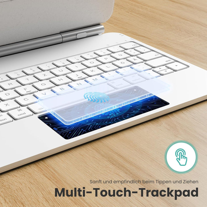 TECURS iPad Air 5/4(2022/2020) Hülle mit Tastatur, Magic Keyboard für ipad pro 11(4. /3. /2. /1. Gen
