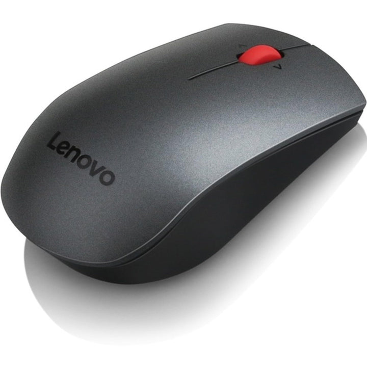 LENOVO S6089L1 Professional Wireless Laser Mouse, Grau, Rot Single, Single