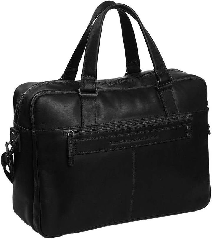 The Chesterfield Brand Misha - Aktentasche 17" Leder 43 cm Schwarz, Schwarz