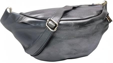 SH Leder ® echt Leder Hüfttasche Damen Herren Unisex Gürteltasche für Festival Reise Bauchtasche mit