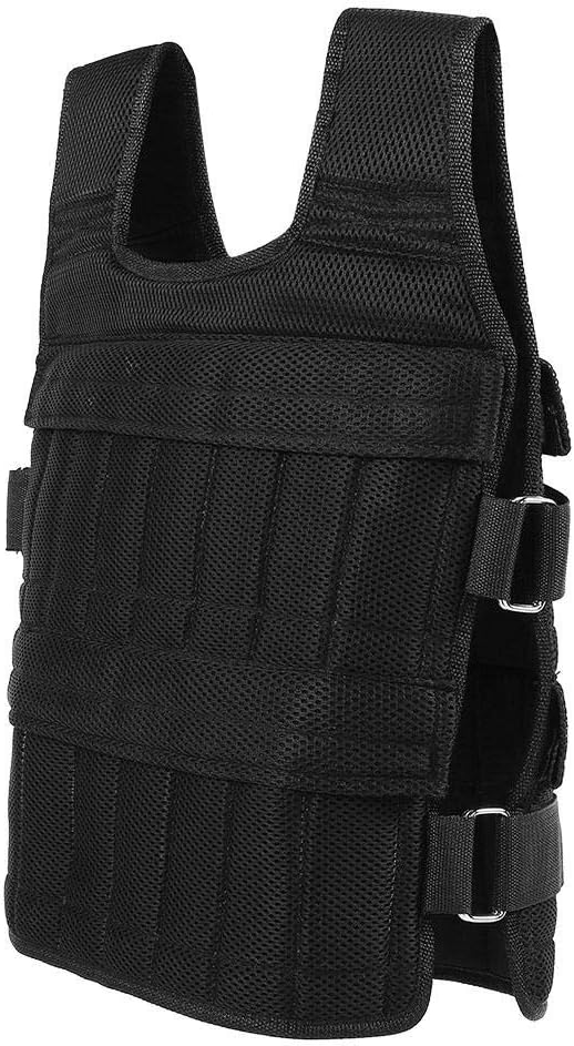 VGEBY Gewichtsweste, 15KG Krafttraining Weight Vest Trainingsweste Training Fitness Sport Jacke Jack
