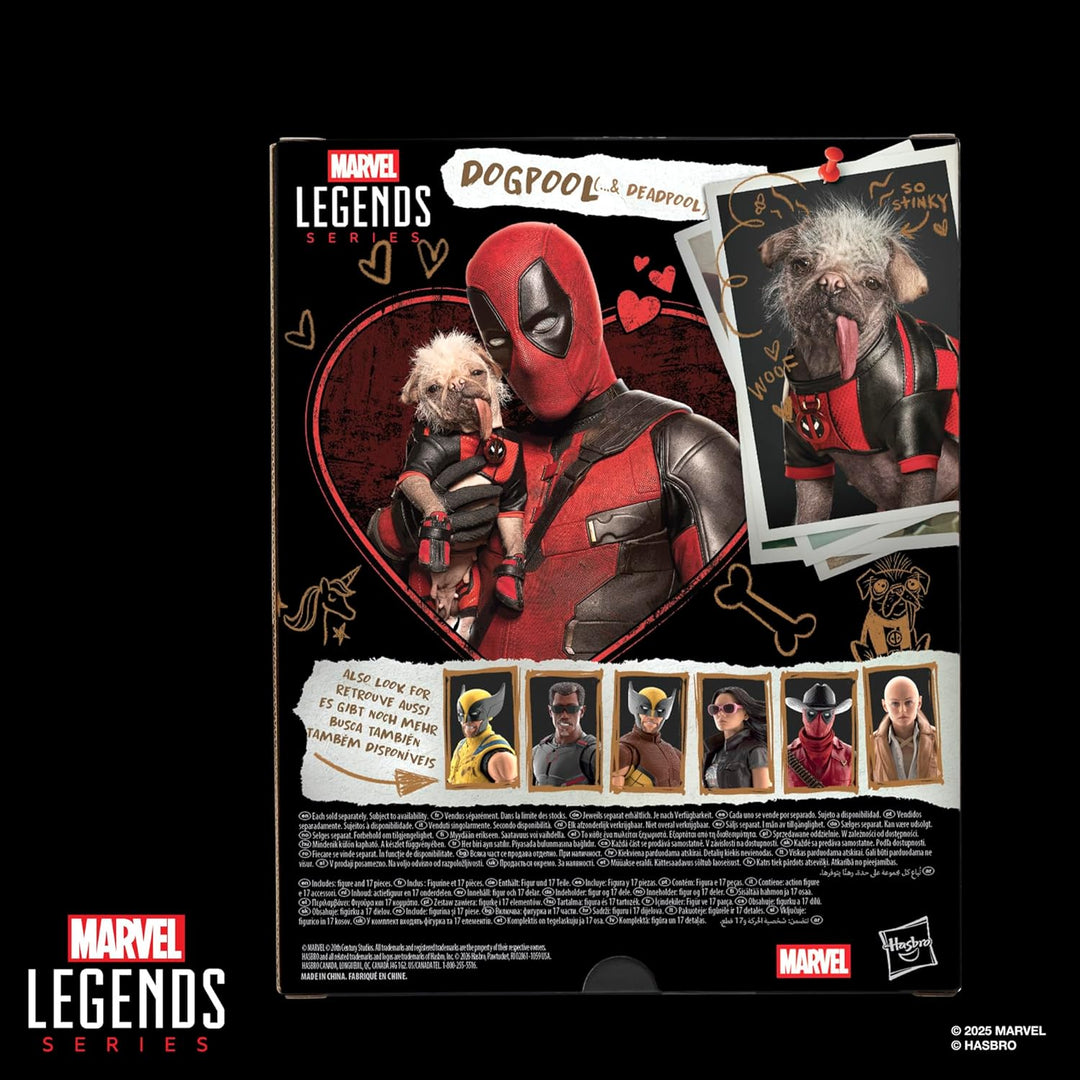 Marvel Legends Series Dogpool und Deadpool, Action-Figurengeschenk zum Sammeln zum Marvel Studios' F