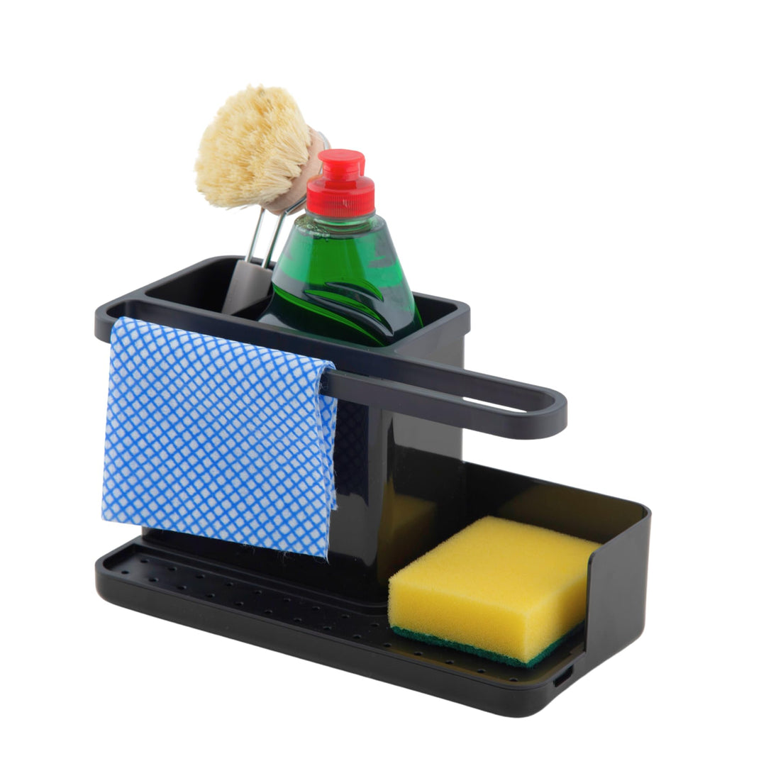 simplywire – Spülbecken-Caddy – Spülbecken-Organizer – Abnehmbare Auffangschale – rutschfest – Schwa