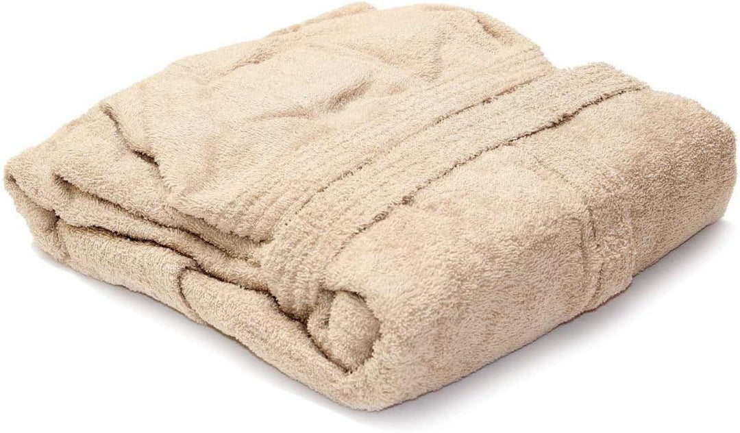 Gabel 09300 703 Bademantel für Erwachsene, 100% Baumwolle. 1x1x1 cm Beige (5b), Beige (5b)