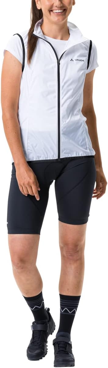 VAUDE Fahrradweste Matera Air Vest, ultraleichte Windweste Radsport Damen, wasserabweisende Weste Re