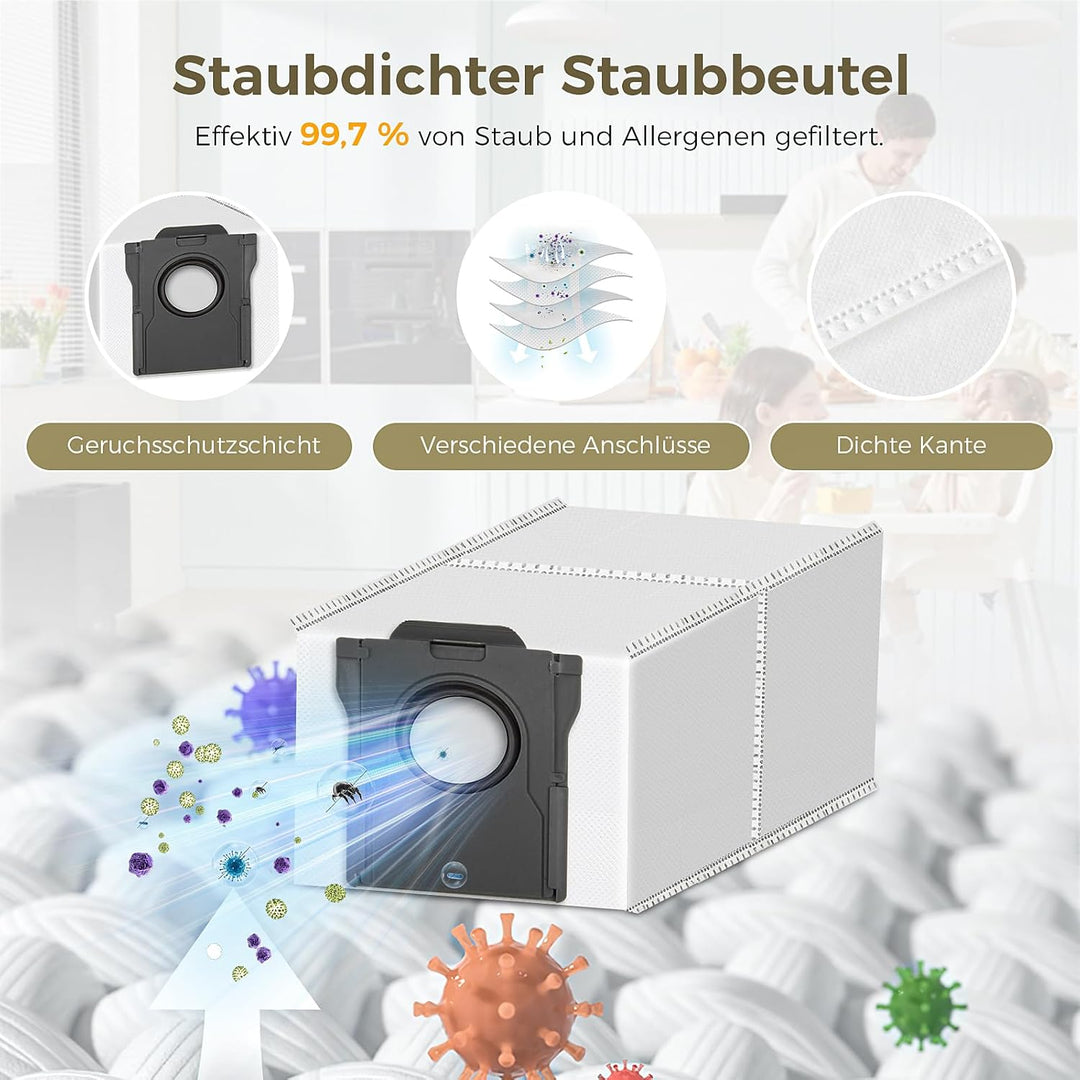 27 Stück Zubehör für Dreame L10s Ultra Gen 2 / L10s Pro Ultra Heat / X30 Ultra/Mova E30 Ultra Saugro