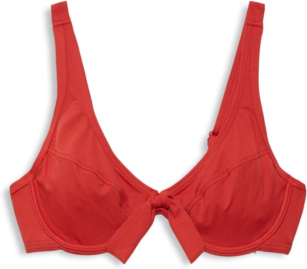 ESPRIT Damen Hamptons Beach RCS Uw.Bra Bikini 38 / C Rot, 38 / C Rot