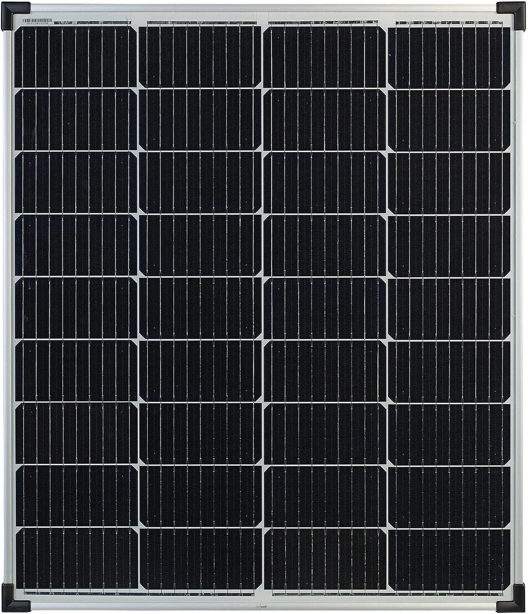 revolt Solarzellen: Mobiles monokristallines Solarpanel, 110 W, MC4-Stecker, IP65, silber (Solarpane