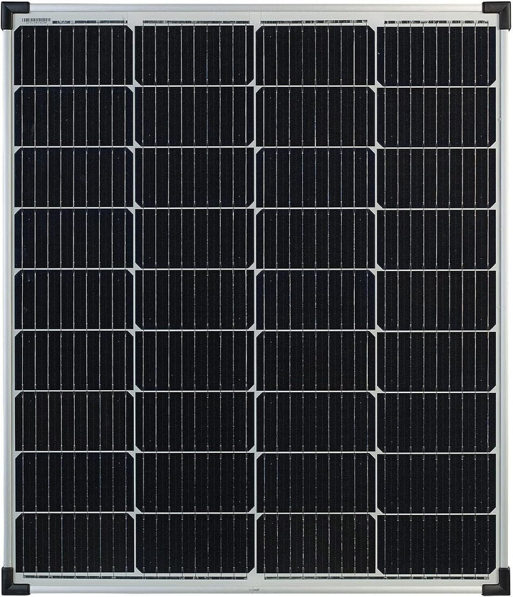 revolt Solarmodul: 2er-Set Mobiles monokristallines Solarpanel, 110 W, MC4-Stecker, IP65