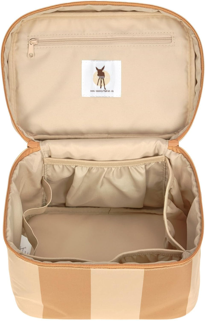 LÄSSIG Baby Wickeltisch Organizer Windel-Organizer to Go/Casual Nursery Caddy To Go Beige, Beige