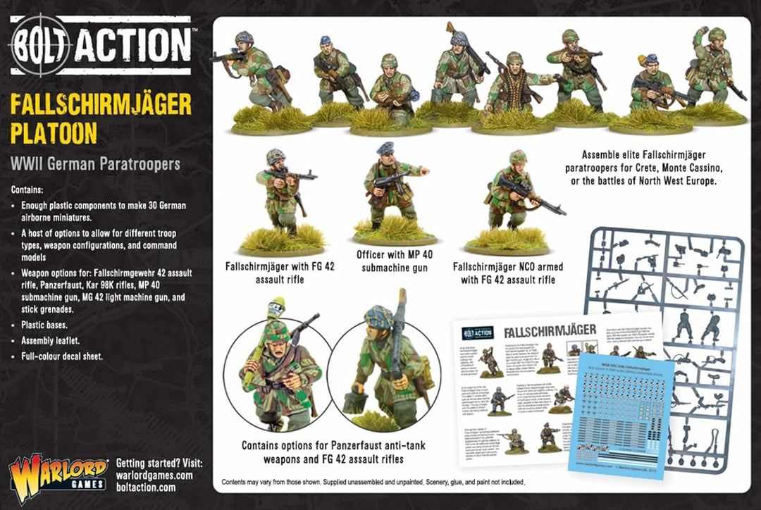 Bolt Action 2 Fallschirmjager (German Paratroopers) - EN