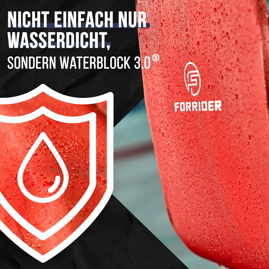 Forrider 2er Set Fahrradtaschen für Gepäckträger Wasserdicht Reflektierend | Gepäckträgertaschen 50L