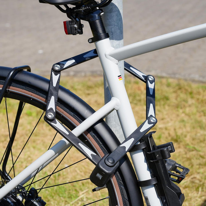 Prophete Fahrradschloss, Faltschloss, Art** Zertifiziert, Länge 90cm, Farbe schwarz
