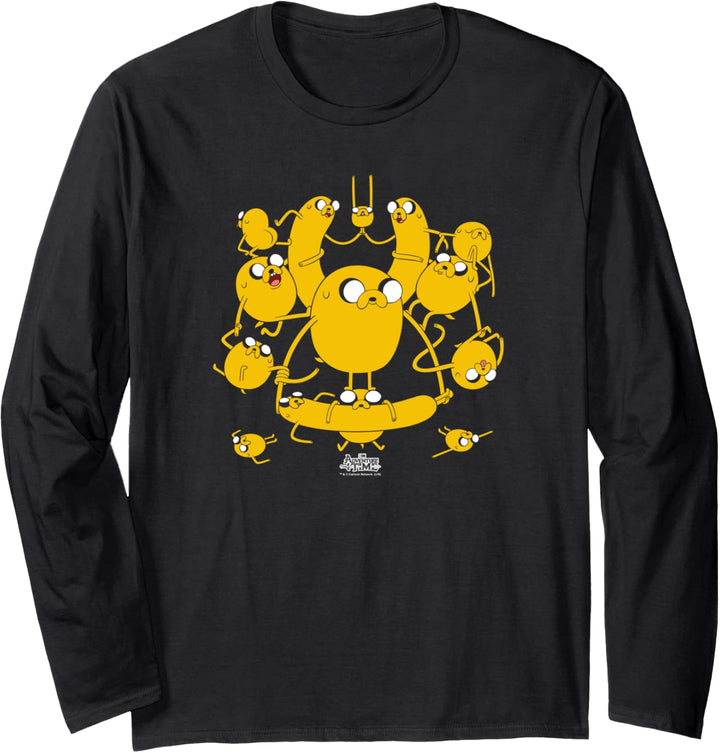 Adventure Time Multiple Jakes Langarmshirt