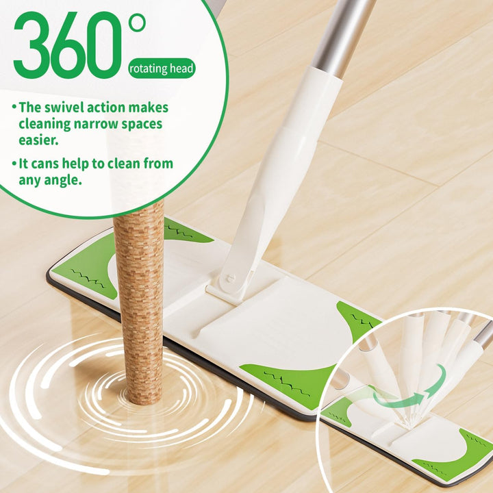 Joy Cruise Sweeper 2-in-1 Trocken- und Nassreinigungsgerät, professionelles Bodenwisch- und Kehrset