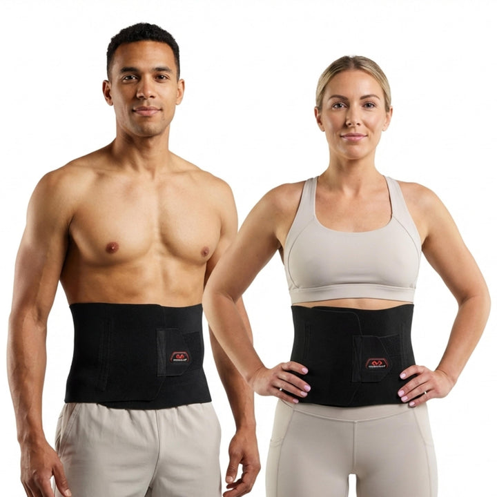 UnitedSportsBrands Herren Neopren Rückenprotektoren, schwarz, Uni