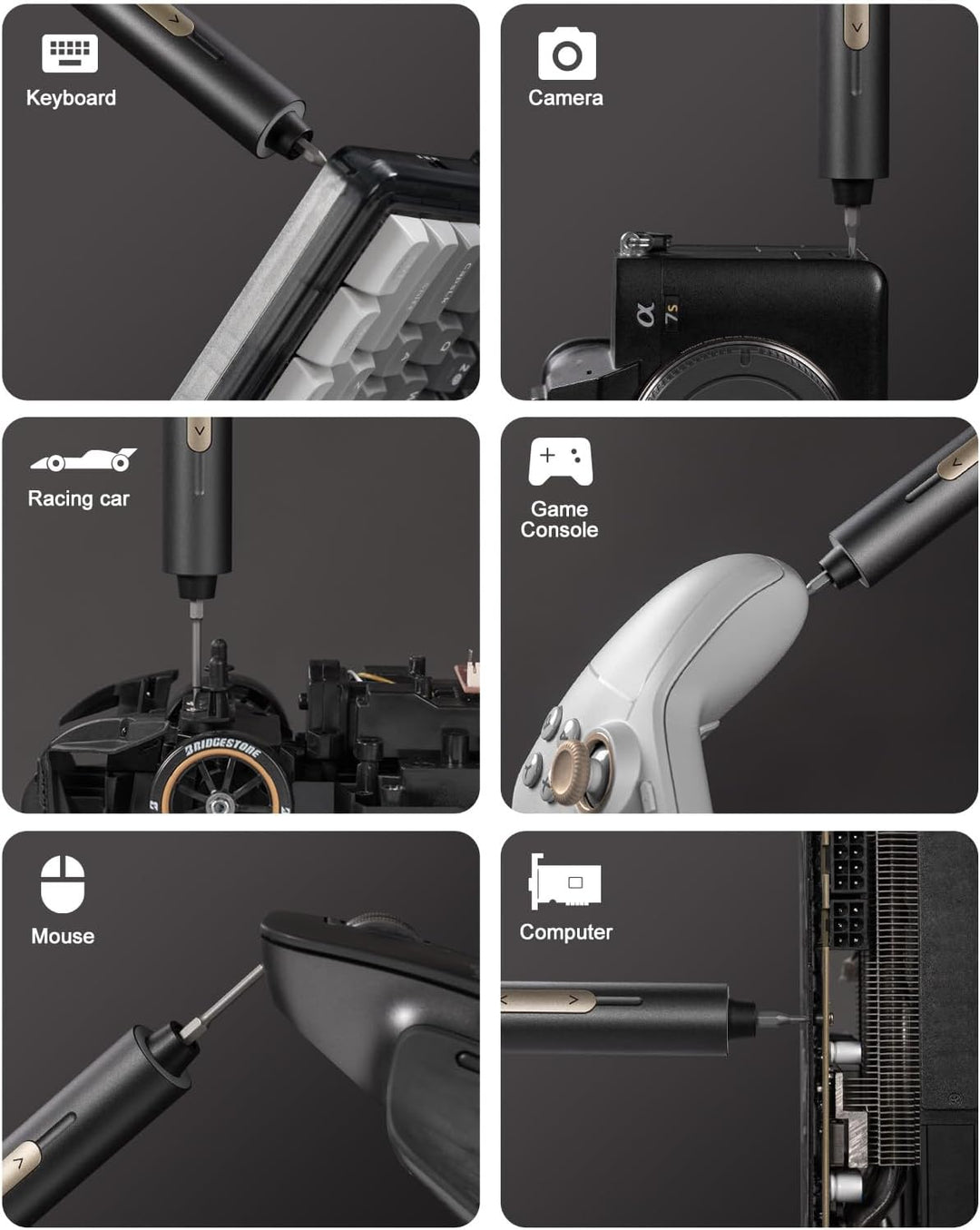 Fanttik S2 Pro 3,7V Elektroschrauber & E2 Ultra 3.7V Mini Elektro Schraubendreher Set