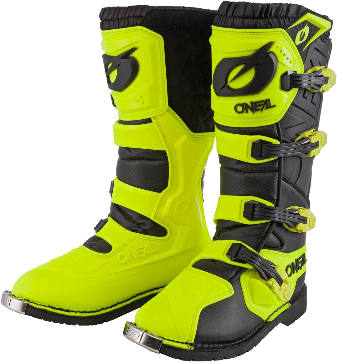 O'NEAL Herren Rider Pro Boot Motocross-Stiefel 40 EU Neongelb, 40 EU Neongelb
