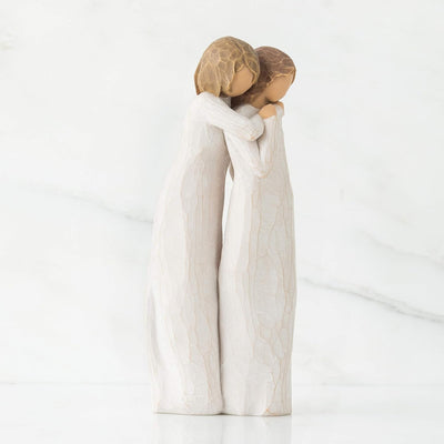 Enesco Willow Tree 26153 Figur Chrysalis - Mutter und Tochter, 5,1 x 3,8 x 22,9 cm Natur 9" height,