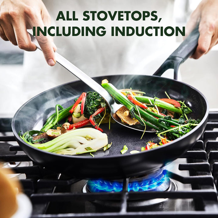 GreenPan SmartShape Gesunde 28 cm Keramik Antihaft Bratpfanne, PFAS-frei, Induktionsgeeignet, Backof