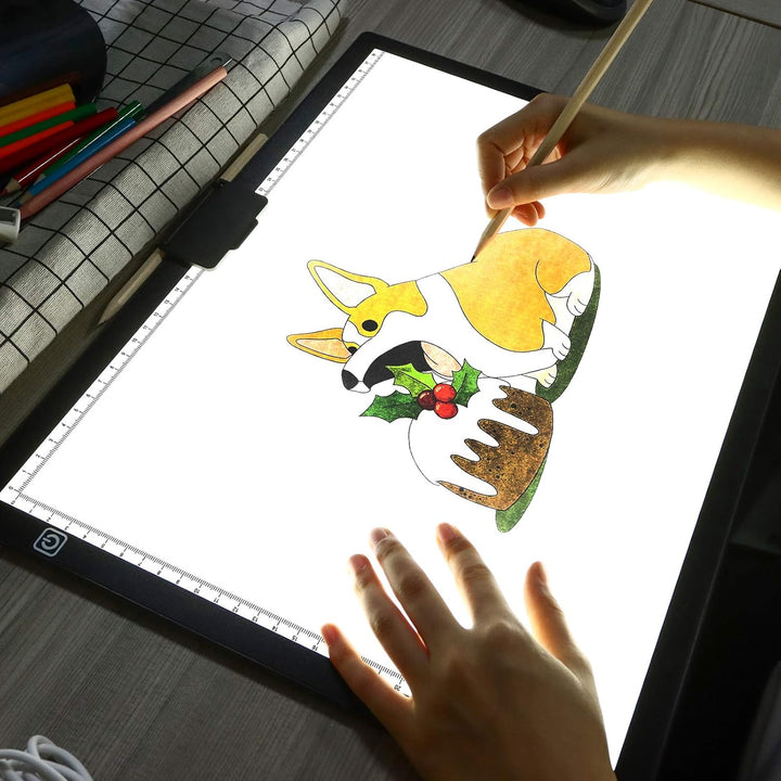 A3 Lichtkasten für Zeichnung Portable einstellbare Helligkeit Led Light Pad Tracing Light Board mit