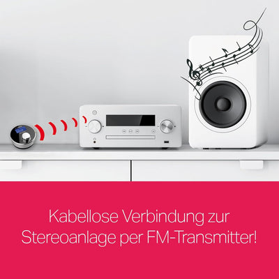 Albrecht DR 54 DAB+ Digitalradio Adapter - Kabellose Übertragung, FM Transmitter, Aux-Out, Autoradio