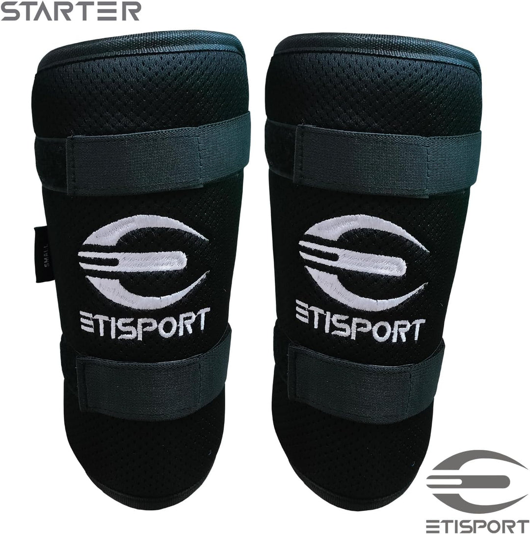 Schutzset, Handschuhe, Knieschützer, Schienbeinschützer für Rollhockey für Kinder Starter. Professio