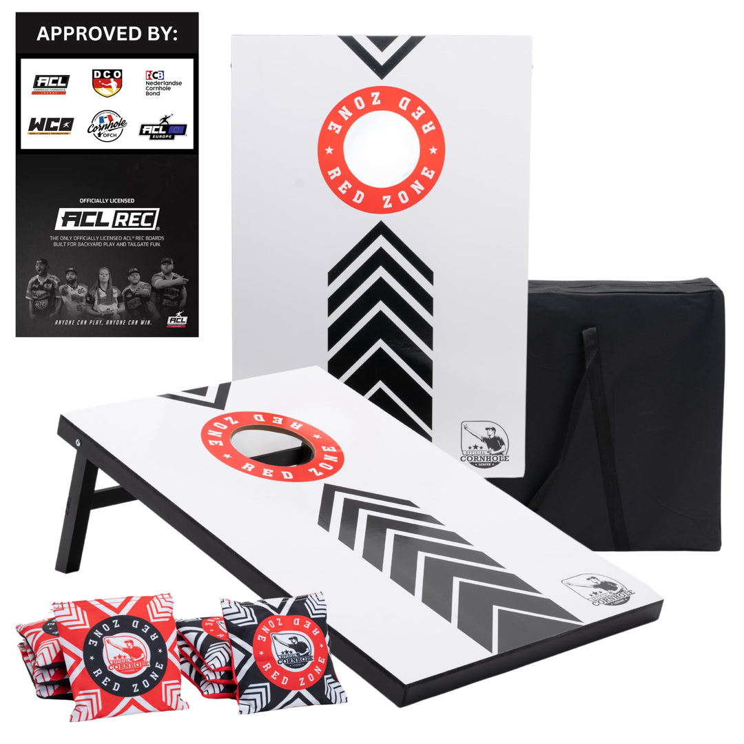 Offizielles Cornhole Set 90x60cm - 2x4 Cornhole Säckchen - EIN offiziell ACL-lizensiertes Set of Cor