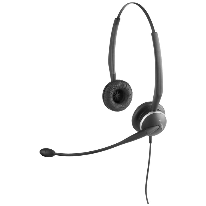 Jabra GN2100 Binaural mit Überkopfbügel (FlexBoom, E-STD, NC), Schwarz