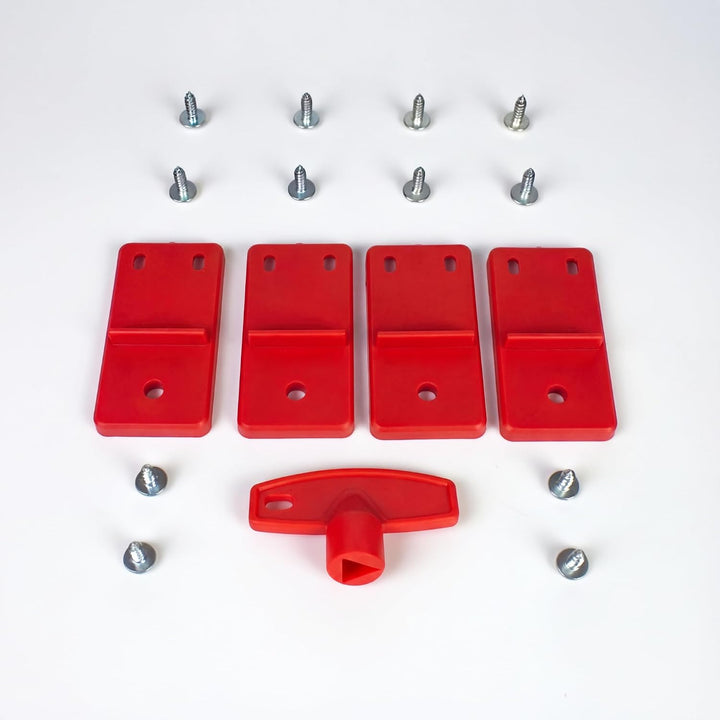 BOXEXPERT® Verteilerkasten aussen wasserdicht [ABS Kunststoff IP65 Gehäuse] rot (Serie Fleet) 400x30