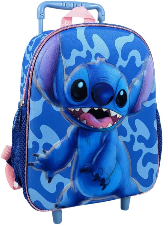 mybagstory - Trolley – Stitch – Blau – Kinder – Schule – Kindergarten – Grundschule – Schulranzen fü