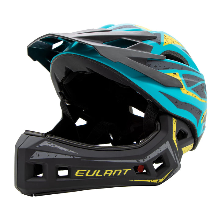 EULANT Fahrradhelm mit Kinnschutz für Jugendliche,Kinder Fullface Helm,BMX helme Jungen,Downhill Hel