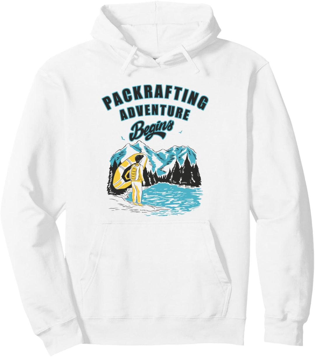 Packraft-Kajak Packraft-rafting Paddel-Rafting Packrafting Pullover Hoodie