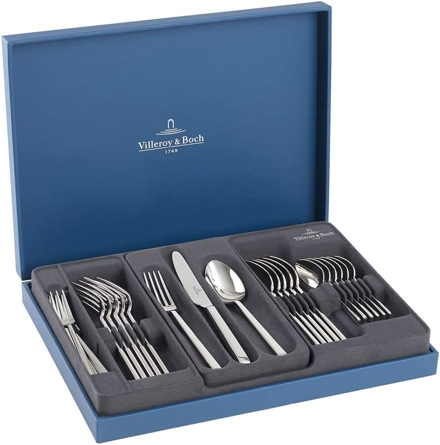 Villeroy und Boch La Classica Tafelbesteck für bis zu 6 Personen, 30-teilig,