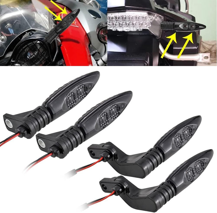 KATUR Motorrad Led Blinker Vorne Und Hinten Blinker Kompatibel Mit Bmw F650gs F700gs F800g F800r F80