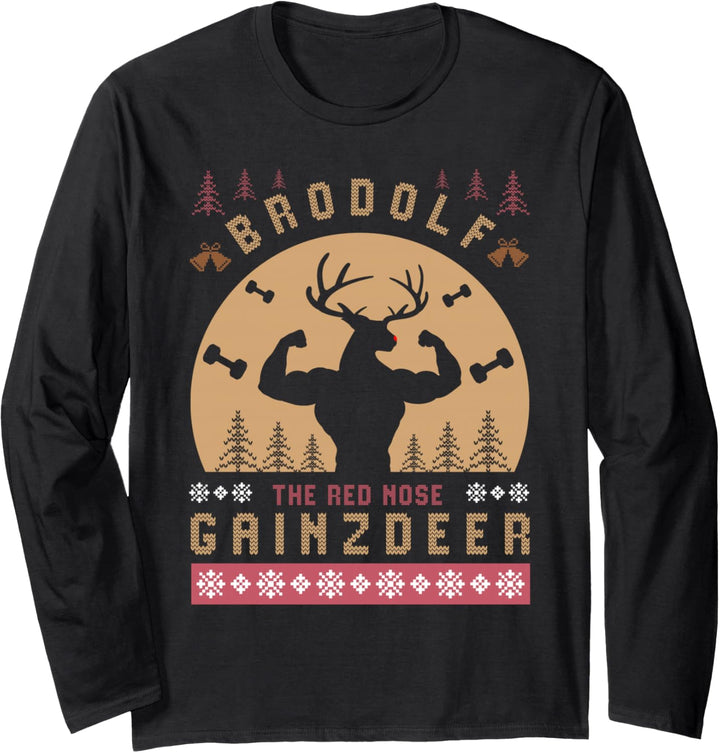 Brodolf der rote Nase Gainzdeer für Brodolf und Gainzdeer Langarmshirt