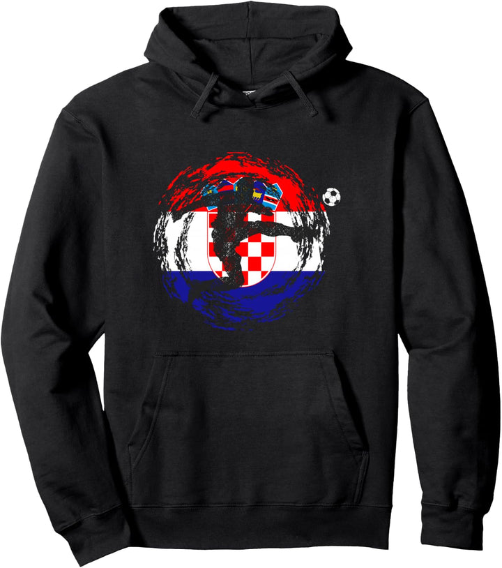 Fussball Kroatien Fanartikel Hrvatska Kockasti Nogomet Pullover Hoodie